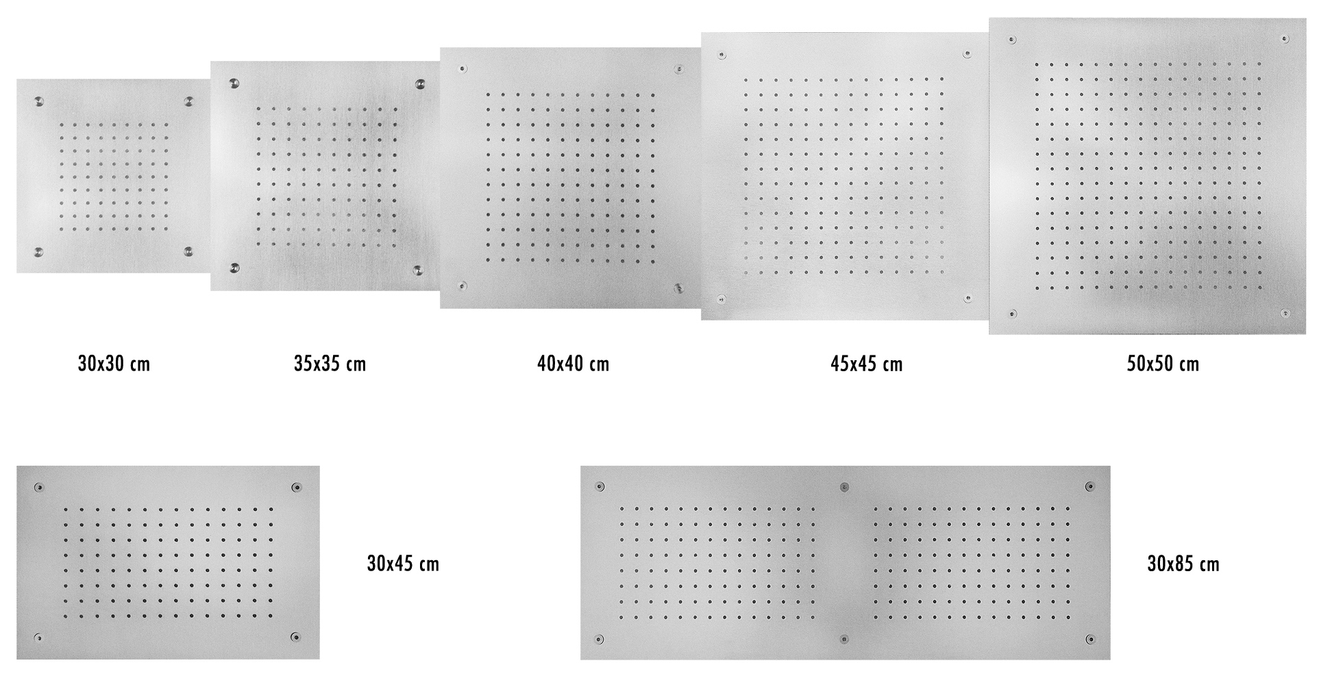 At last, the recessed shower heads for false ceiling at a good price!