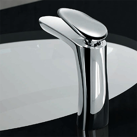 Miscelatore lavabo al piano, misura M / Open 93 | chrome