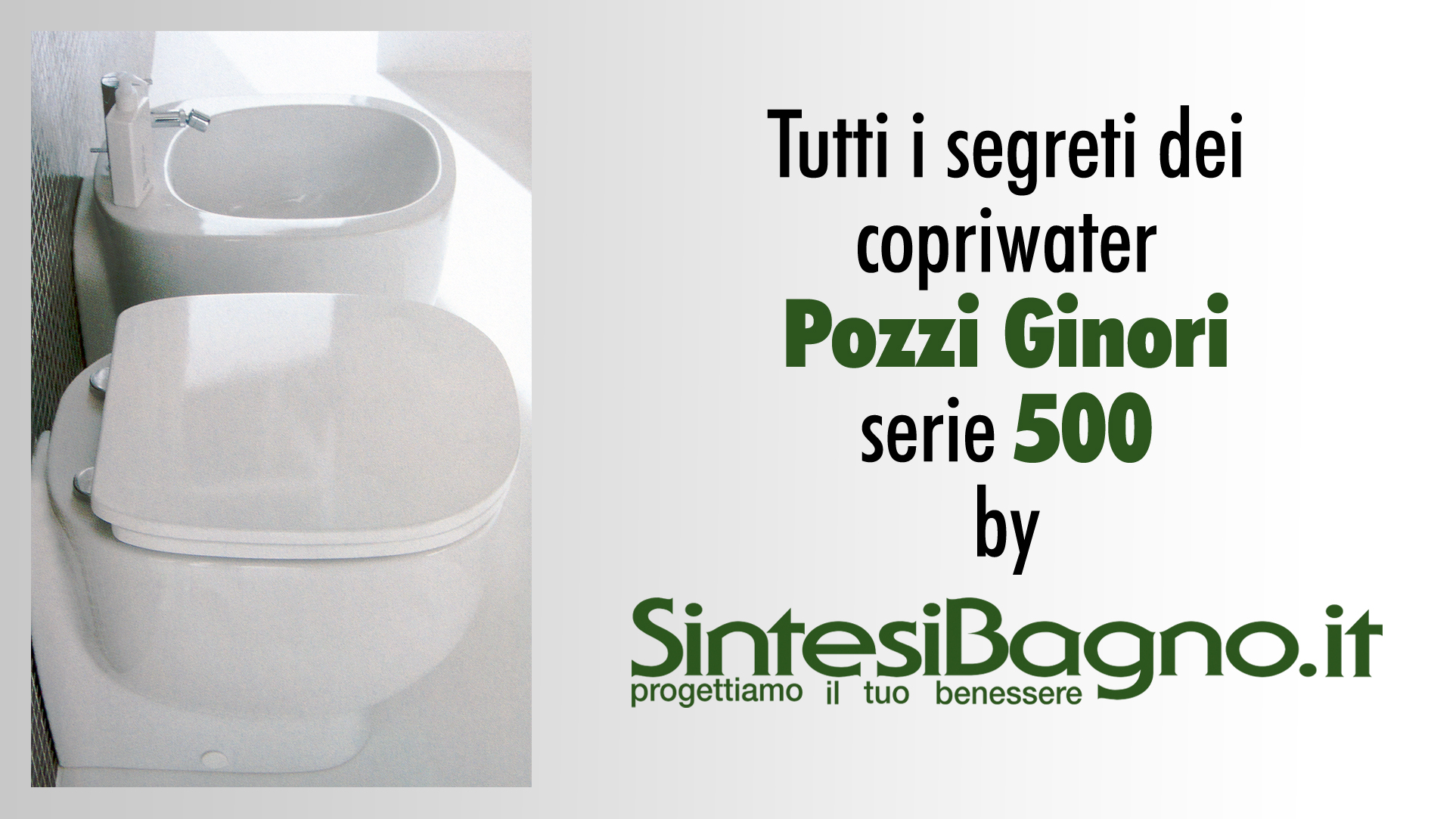 Tutti i segreti dei copriwater Pozzi Ginori serie 500