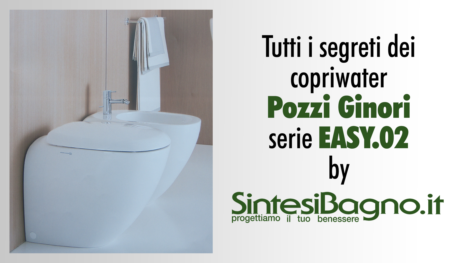 Confronto copriwater ORIGINALE vs DEDICATO Pozzi Ginori Easy 2