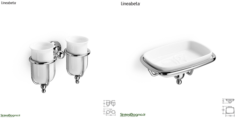 Accessori bagno ad incollo LINEABETA