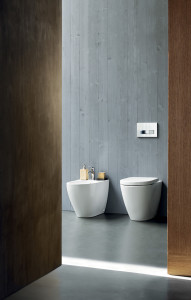 Pozzi Ginori FAST Vaso con tecnologia RIMFREE e bidet in abbinamento la placca di comando Geberit Sigma 50 Pozzi Ginori FAST Vaso con tecnologia RIMFREE e bidet in abbinamento la placca di comando Geberit Sigma 50