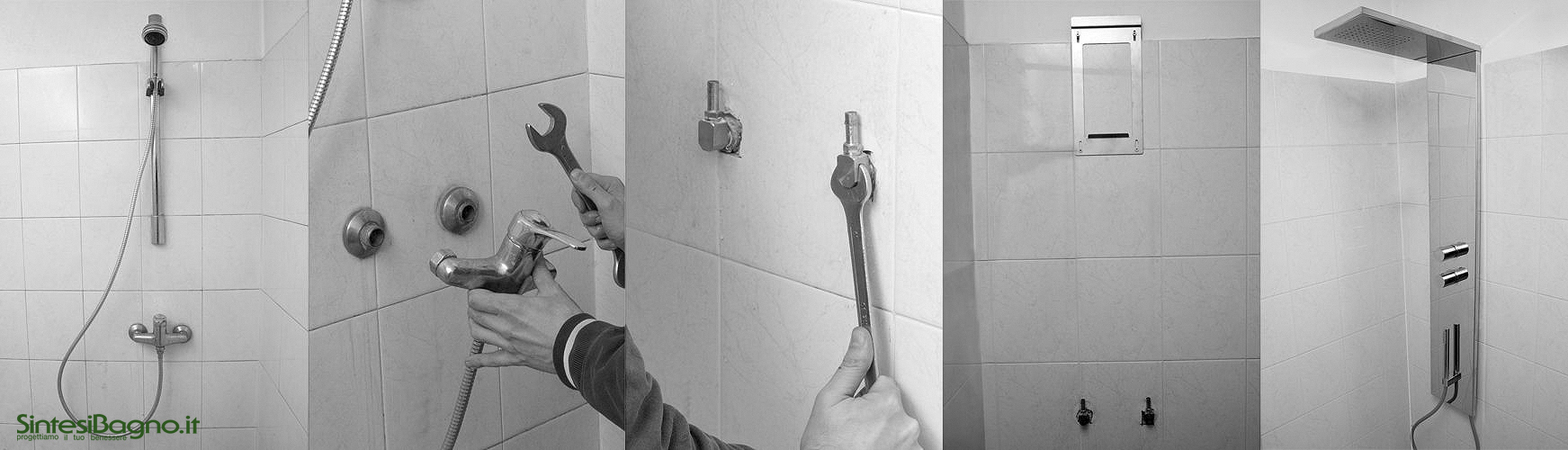 Sostituire l'impianto doccia senza intervento idraulico e di muratura