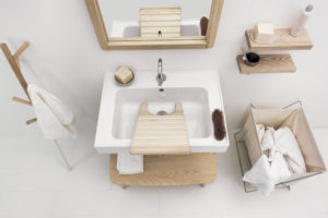 TRIX: IL BAGNO SECONDO COLAVENE﻿ Stile contemporaneo e materiali naturali per la nuova collezione dell'azienda