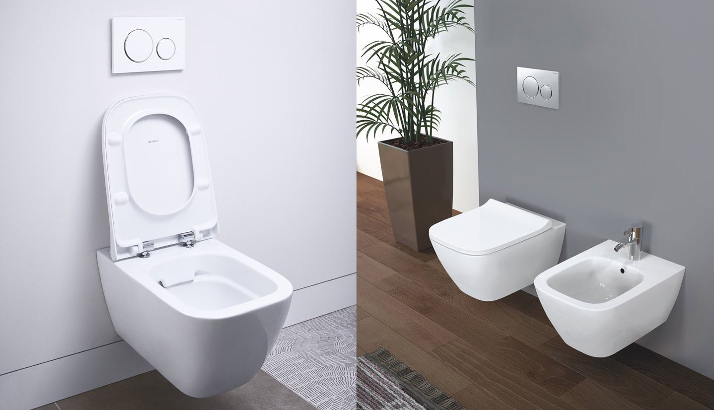 Geberit Smyle. Collezione completa e modulare di lavabi, sanitari, mobili e complementi d'arredo