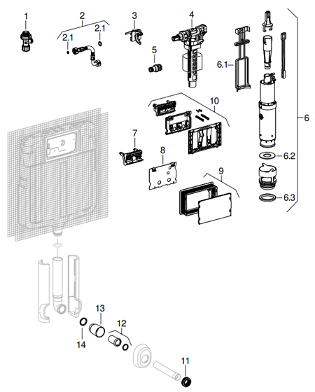 Vecchie cassette incasso Geberit Unica e Unica+, troviamo i ricambi!